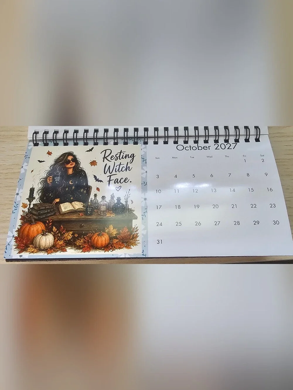 12 Months of Attitude 2027 Desk Calendar